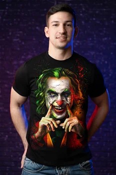 

T-shirt glowing Joker