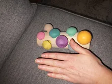 Bloques de arcoíris de madera Montessori para bebé, juego de recolección de setas, juguetes educativos de madera para bebé, ensamblaje a juego con forma de desarrollo