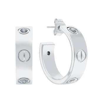 

Silver earrings with cubic zirconium sunlight sample 925