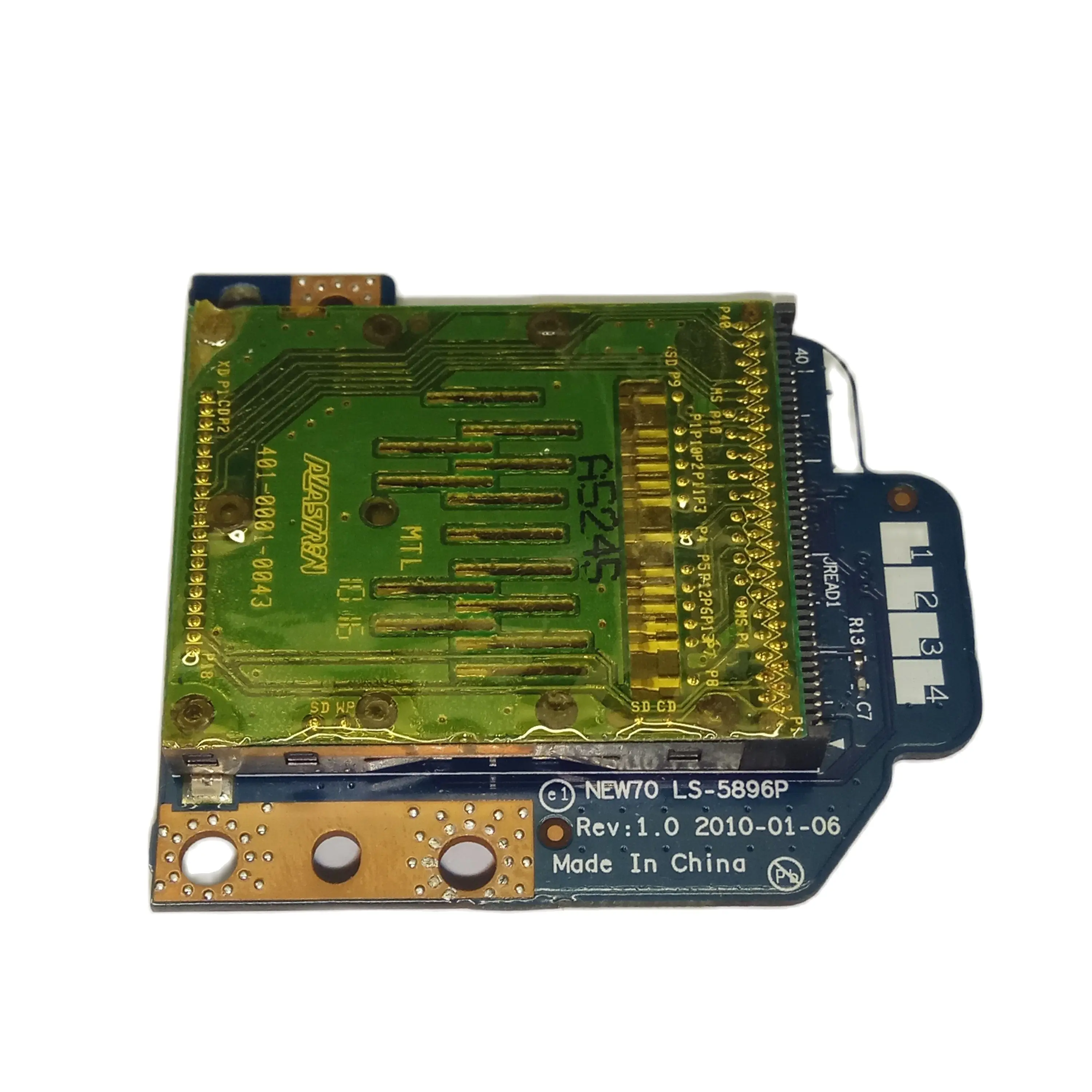 Плата Card reader LS-5896P для ноутбука Acer Aspire 5251 б/у | Компьютеры и офис