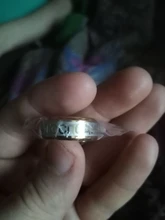 Sifisrri 8mm Acero inoxidable religioso Jesús Cruz anillo ruso Dios nos banda Anillos para los hombres las mujeres joyería cristiana Anillos