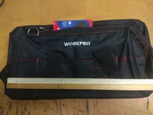 WORKPRO-Bolsas de herramientas de electricista a prueba de agua, bolso portátil impermeable, sirve como organizador de herramientas de lona, para la instalación de reparación HVAC