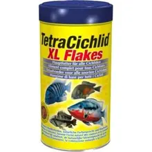 Корм для рыб TETRA Cichlid XL Flakes для для всех видов цихлид, крупные хлопья 1000мл