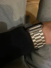 UEBN-Correa de Metal clásica de acero inoxidable para Apple watch, Series 6, 40mm, 44mm, banda para iWatch 5, 4, 3, 2, pulsera de 42mm y 38mm