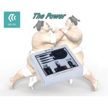 

Devia Luxury Suit charge Holder and cable Smartphone Black