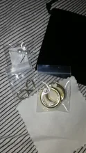 XIYANIKE-pendientes tipo botón de plata fina minimalista para mujer, joyería para parejas, accesorios de fiesta elegantes a la moda para prevenir alergia, 925