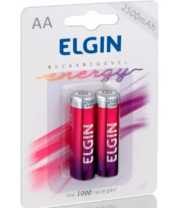 Rechargeable Pile Aa 2500 Mah C/2 Un Elgin | Электроника