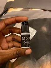 Pegamento para extensión de pestañas, adhesivo fuerte para pestañas semipermanente, secado rápido, extensiones de pestañas fuertes, Plantilla de imitación