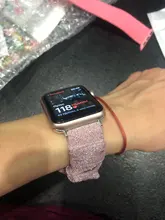 Correa elástica Scrunchie para Apple watch, banda de nailon elástico de 40mm, 44mm, 42mm, 38mm y 42mm, serie iWatch 6, 5, 4, 3 se