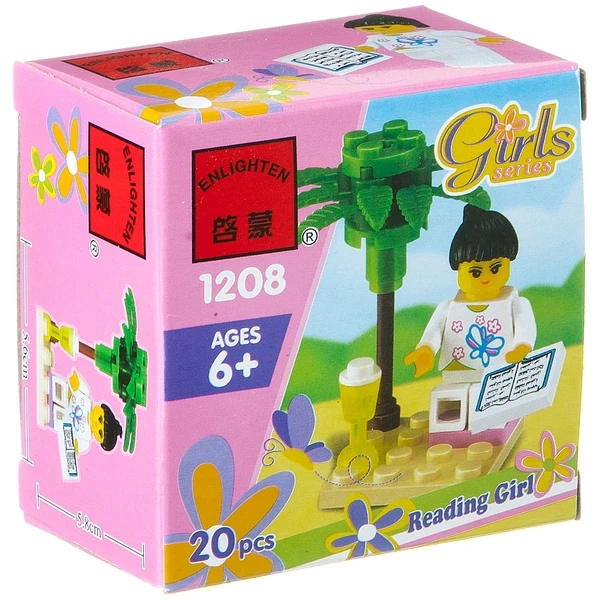 Констр. ENLIGHTEN пласт. Girls Series BOX 7*7*4 5 см. арт. 1208 Г79587 | Игрушки и хобби