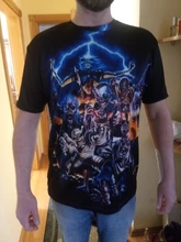 Camiseta de manga corta con estampado 3D de Maiden para niño y niña, ropa de calle a la moda, Hip-Hop, unisex