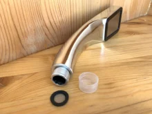 Bathing-Sprayer Shower-Head Square Pressure-Water-Booster Tiny-Holes Saving Bathroom