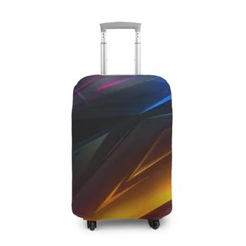 

Case for a suitcase 3D geometry stripes