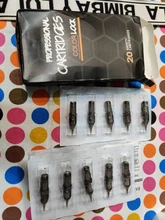 Caja de cartuchos de agujas de tatuaje, delineador redondo gris prémium de 0,30/0,35mm, 1/3/5/7/9/11/13/14/15RL, 20 Uds.