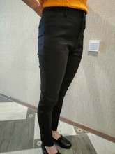 Pantalones de oficina de cintura alta para mujer, moda coreana, rectos, largos, Ropa de Trabajo formales, sólidos, 2020