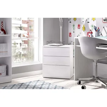 

BEDSIDE TABLE KIT MODEL ALICE ARTIC OF 3 DRAWERS