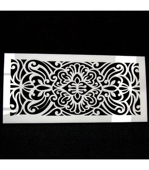 

40x20 Floral Methacrylate Lattice Template - Baroque Model