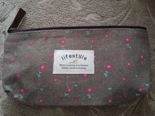 Estuches de lápices con cremallera de lona, bonitos, Kawaii, flores, árboles, flores, bolsas, suministros escolares, envío gratis