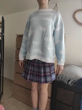 Minifaldas Harajuku de estilo coreano para mujer, faldas Kawaii a la moda, de cintura alta, falda escocesa plisada