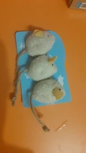 3pcs New Plush Simulation Mouse Cat Toy Plush Mouse Cat Scratch Bite Resistance Interactive