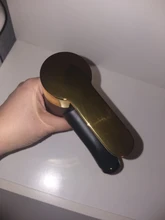 Bathroom Basin Faucets Sink-Tap Mixer Tap-One-Hole Black Golden-Water Cold/hot POIQIHY