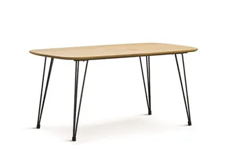 

Table ABBY metal top DM lifelike finish, 160x80 cms