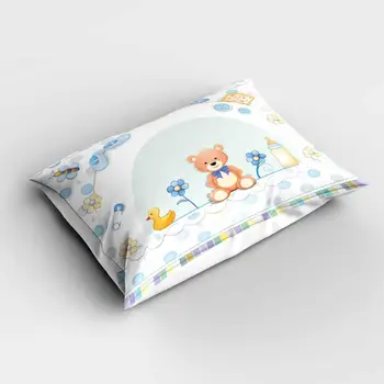 

Else Bears Ducks Toys Blue Lines Boys Rectangle Modern Kids Pillowcases 3d Digital Print Pillow Covers Cases for Couch Bed