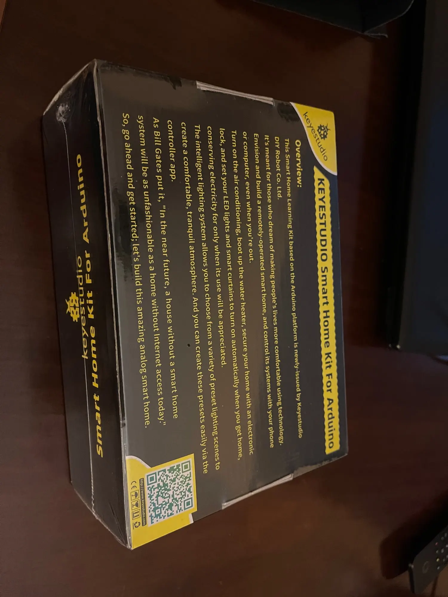 Отзыв о товаре Набор Keyestudio для умного дома, сделай сам с платой плюс, стартовый набор для Arduino, сделай сам, стержень, сделай сам, электронный комплект, соответствие CE (без батареи) от пользователя Покупатель