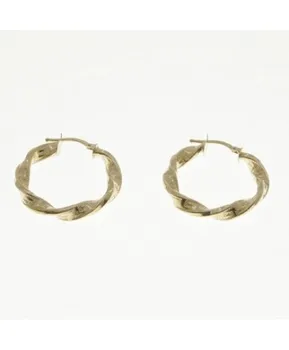 

Gold hoop earrings