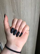 False-Nails Nail-Extension Matte Professionals White Black Red Finger with for DN03