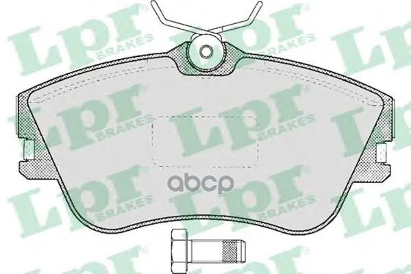 Колодки Тормозные Volkswagen T4 2.0/1.9d/2.4d 15" Передние Lpr 05p605 Lpr арт. 05P605