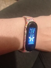 Correa deportiva de silicona para Xiaomi Mi Band 3, 4 y 5, pulsera estilo grafiti para Xiaomi Mi band 6