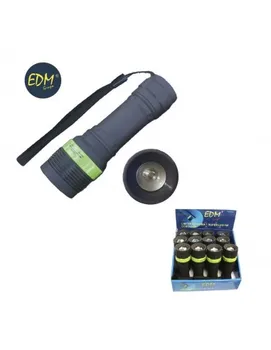 

* Ult. Units * flashlight rubber 1 super led 1w with zooming (exp.12uni) 3 x aaa Batteries Included