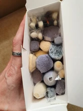 Conjunto de negras brochas maquillaje BEILI, brochas profesionales de pelo Natural de cabra, brochas para base de maquillaje en polvo, brochas para mezclar ojos y maquillaje