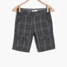 Coton Kids/серые шорты с карманами для мальчиков 9Kkb46568Tw