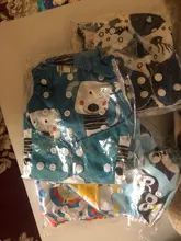 [Simfamily] 6 uds pañal + 6 uds insertar pañal de tela lavable cubierta de pañal ajustable reutilizable de tela pañales disponibles cubierta de pañal