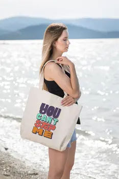 

Angemiel Bag Large You Cant Stop Me Shopping Beach Tote Bag