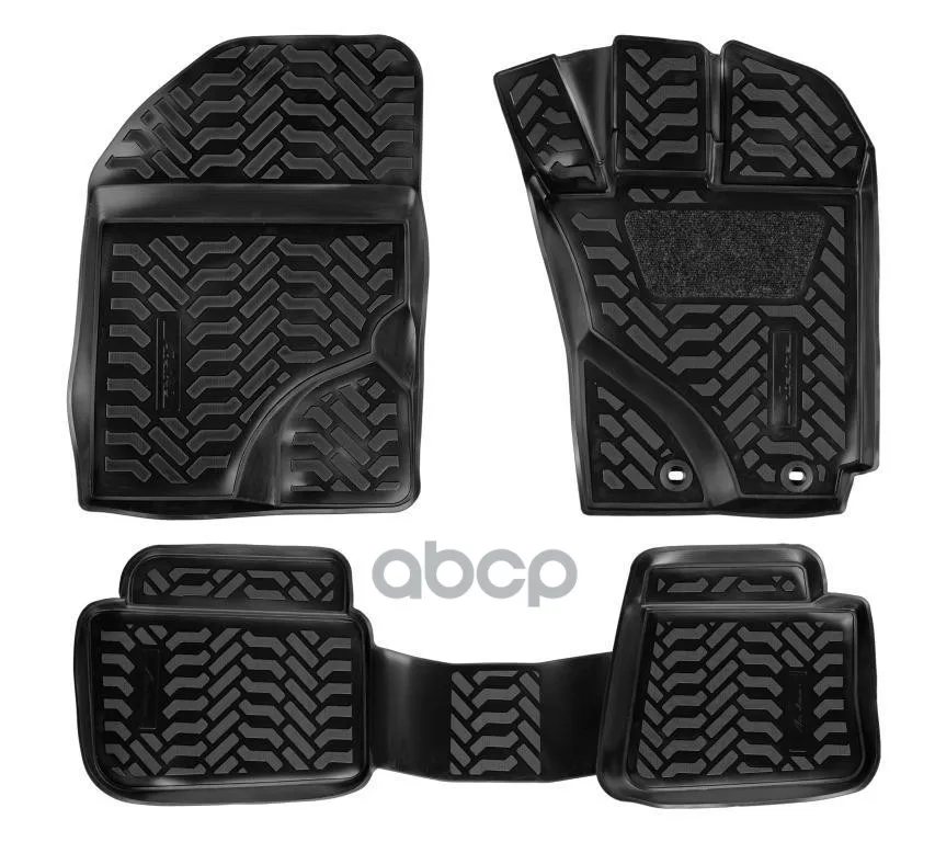 Ковры В Салон(3d С Подпятником) Toyota Corolla Fielder 4wd(Пр)(2006-2012) 4wd Компл. 4 Шт. AIRLINE арт. ACMPS71