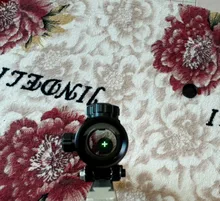 Mira telescópica para Rifle de caza táctica, visor óptico de 11mm y 20mm, punto rojo 1X40RD