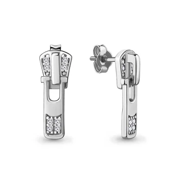 

AQUAMARINE stud with cubic, silver 925