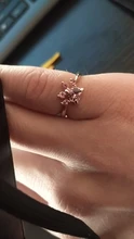 Anillo ajustable con apertura de anillos de Color dorado para mujer, con diseño de garra de gato y pata de oso, boda romántica, cristal Rosa CZ, regalos de amor, joyería