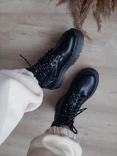 Ankle-Boots Chunky Women Crystal Winter Platform INS Hot Soles