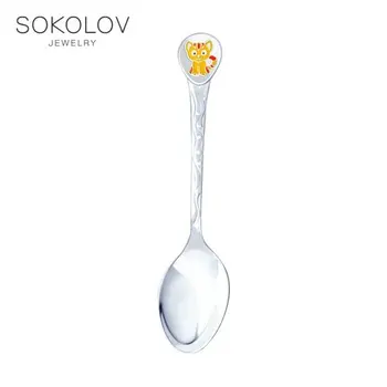 

Spoon "kitten" Sokolov, fashion jewelry, silver, 925, women's/men's, male/female