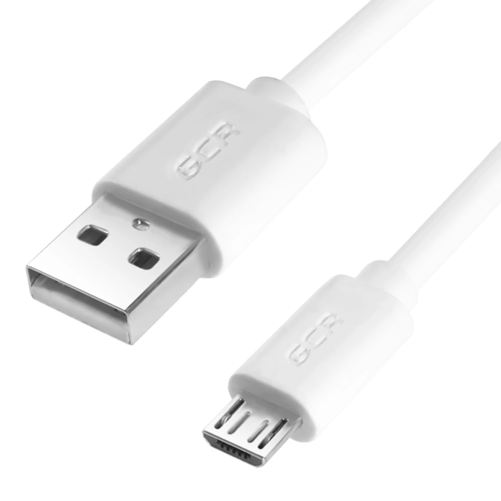 GCR микро юсб, кабель для зарядки смартфона micro USB 5V2.4A передача данных синхронизация планшет Android - Цвет: White