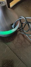 SaengQ-humidificador de aire eléctrico, difusor de aceites esenciales ultrasónico de grano de madera, minigenerador de niebla con USB, luz LED