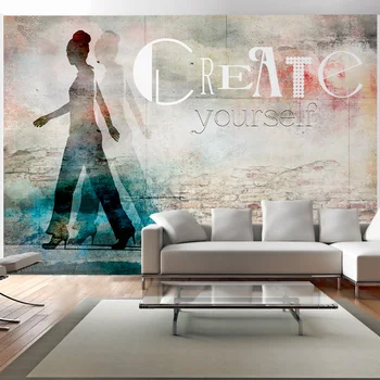

Wall mural-Create yourself - 150x105 cm