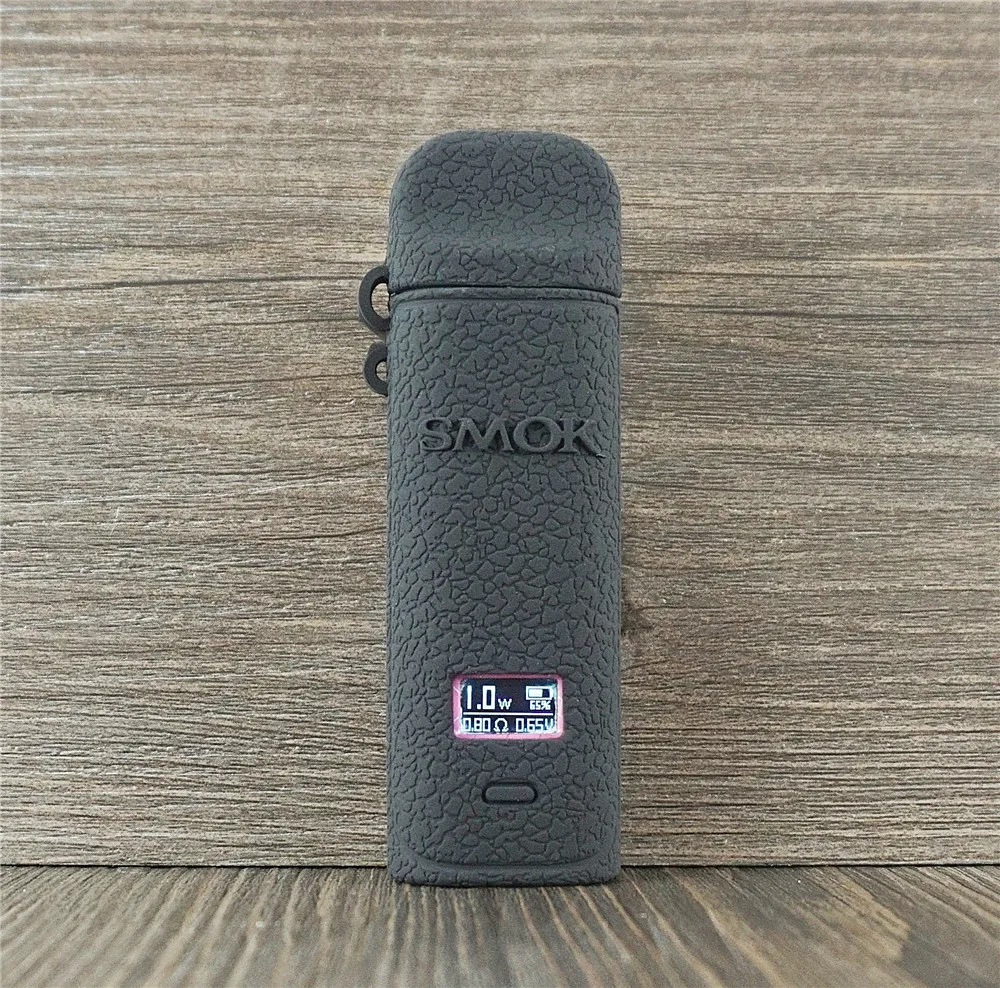 2021 Fashion Hot Sale Silicone Case for Smok Novo X Soft Rubber Cover Kit Vape Black Luminous | Мобильные телефоны и