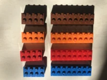 Creative Toys Figures Building-Blocks 2x8 Bricks-Size 3007 Plastic Educational Dots Compatible