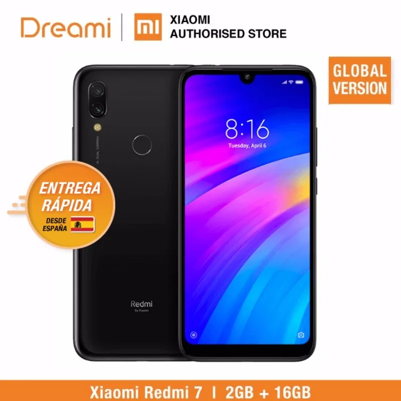 Продажа Глобальная версия Xiaomi redmi 7 16 Гб rom 2 Гб ram (абсолютно новая и официальная rom) redmi 7 16 Гб