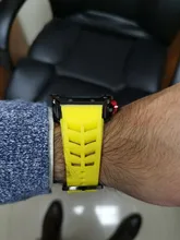 Reloj deportivo con esfera grande para hombre, cronógrafo de cuarzo, militar, dorado, de lujo, Hip-Hop